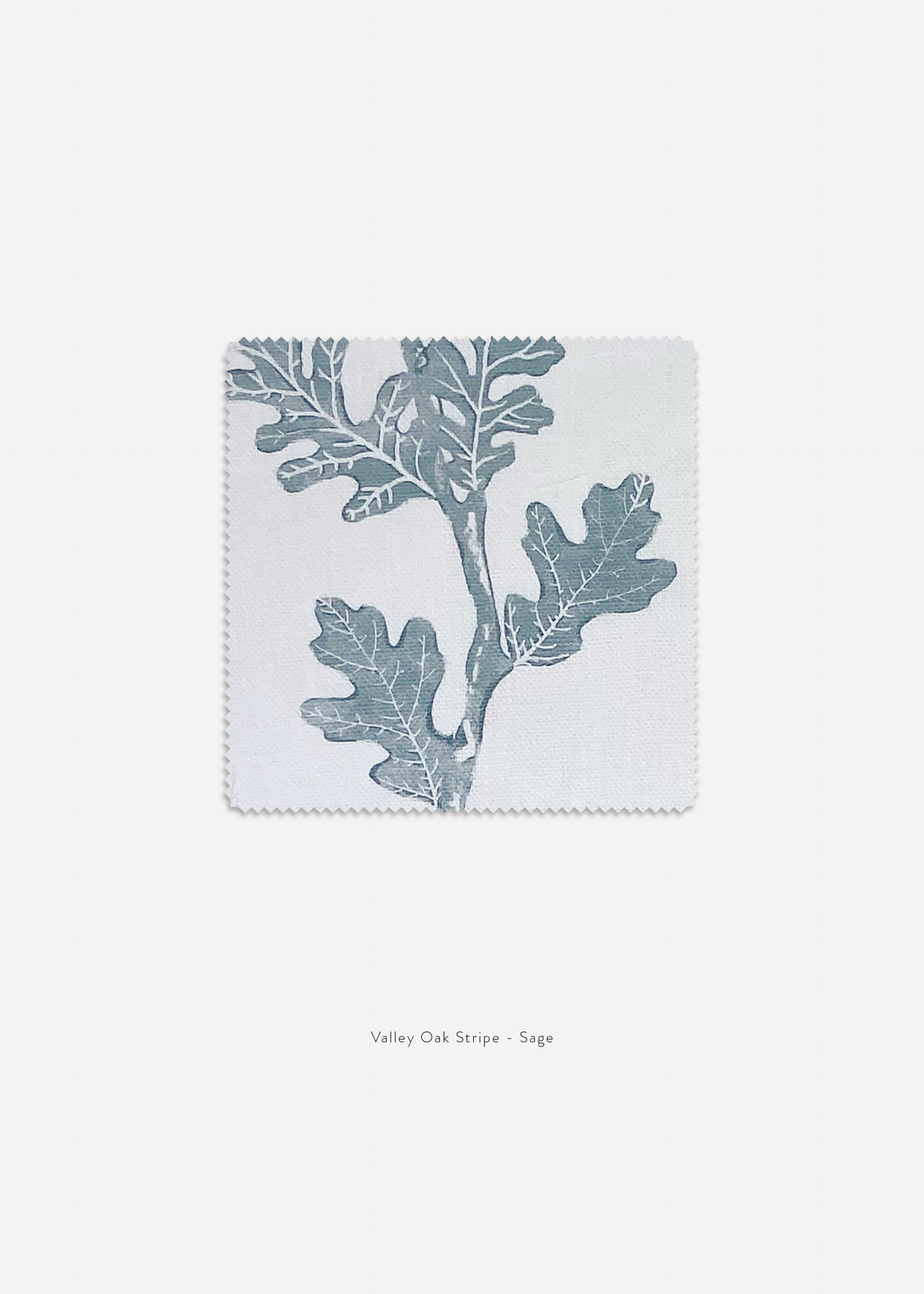 valley oak stripe linen sage