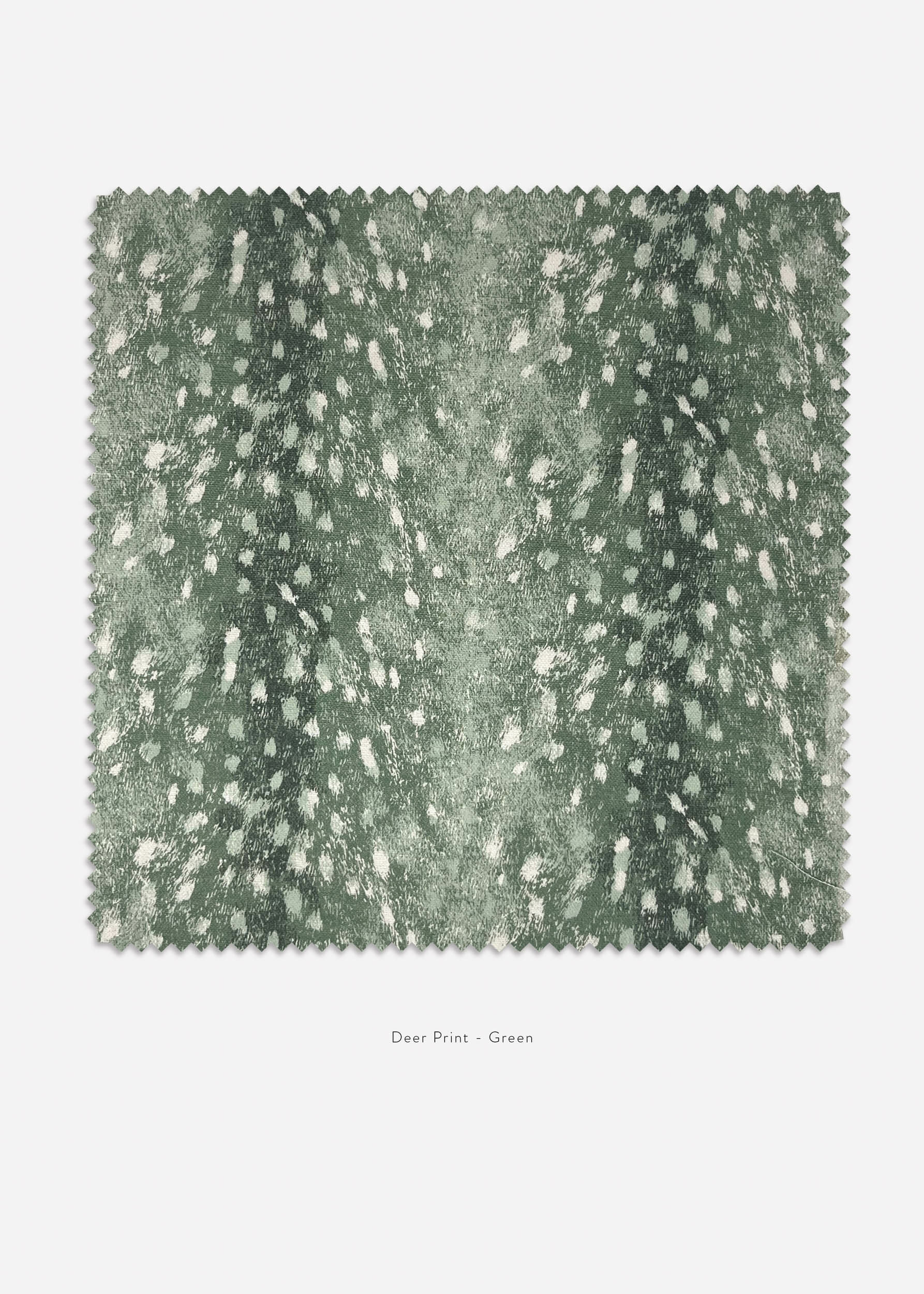 deer linen green