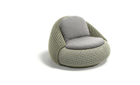 dedon atolo lounge chair spring mist