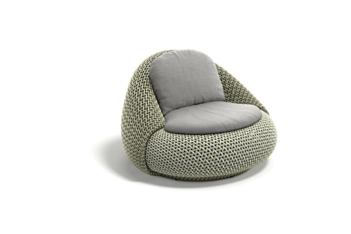 dedon atolo lounge chair spring mist