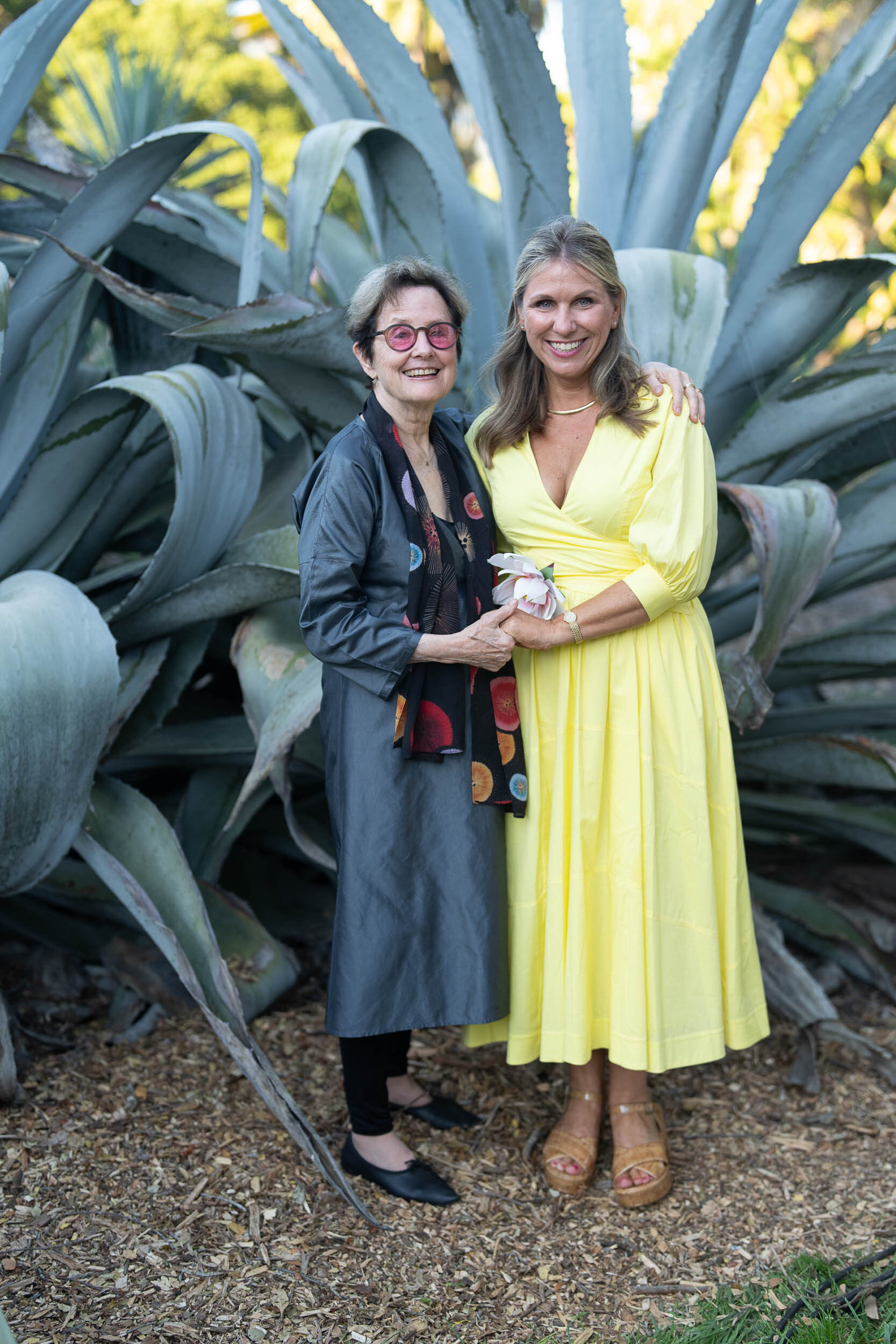 alice waters and rebecca anderson. photo by isaac hernandez