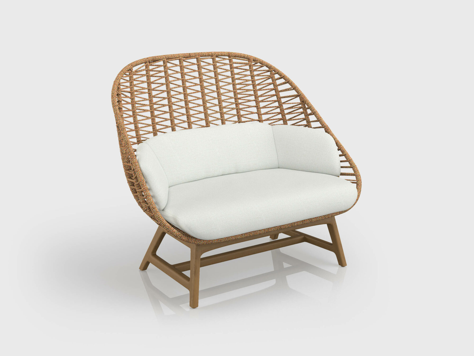 4. shell loveseat