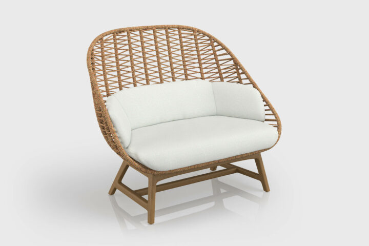 4. shell loveseat